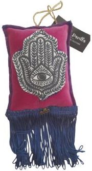 Γούρι Μαξιλαράκι Κρεμαστό Υφαντό 20x9cm