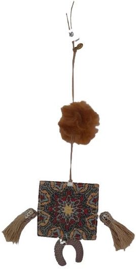 Γούρι Vretti Vretta Πέταλο Μεταλλικό 28x7cm Ασημί