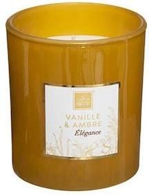 Κερί Atmosphera Amber Αρωματικό σε Βάζο 9x9cm Μελί