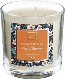 Κερί Atmosphera Loys Orange Αρωματικό σε Βάζο 10x10cm Λευκό