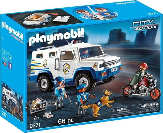 Playmobil City Action Όχημα Χρηματαποστολής για 4+ Ετών