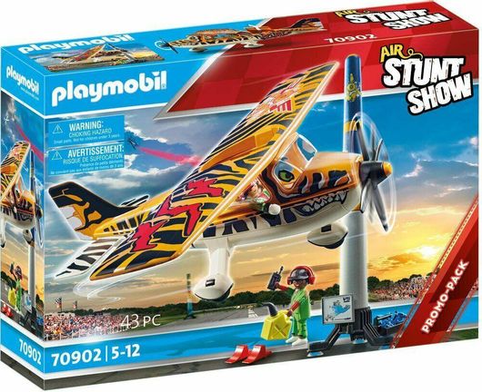 Playmobil Stunt Show Ακροβατικό Αεροπλάνο Τίγρης για 5+ Ετών #70902