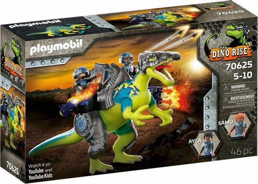 Playmobil Dino Rise Σπινόσαυρος με Διπλή Πανοπλία για 5+ Ετών #70625