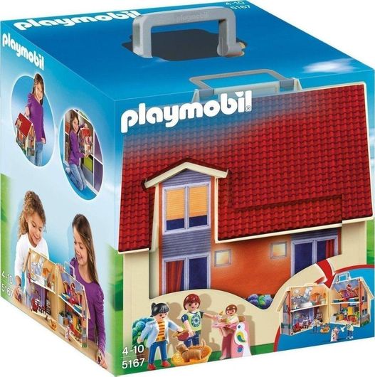 Playmobil Dollhouse Μοντέρνο Κουκλόσπιτο Βαλιτσάκι για 4+ Ετών