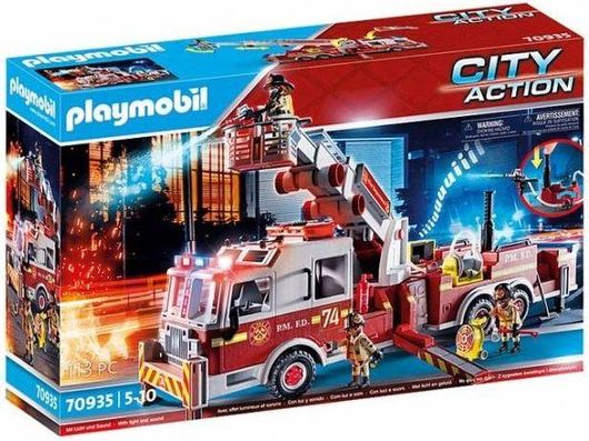 Playmobil City Action Fire Engine with Tower Ladder για 5-10 ετών