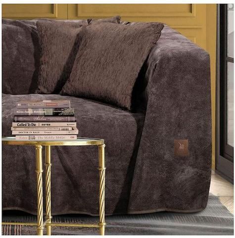 Ριχτάρι Τριθέσιου Καναπέ Greenwich Polo Club 2736 180x300cm Καφέ