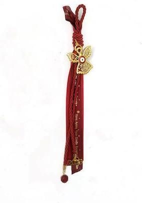 Γούρι για το Σπίτι 791145-4 Κρεμαστό Άγγελος Υφασμάτινο Κόκκινο