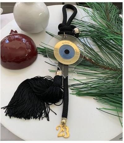 Γούρι Ρόδι Μέσα σε Ρόδι Μπλε/Χρυσό