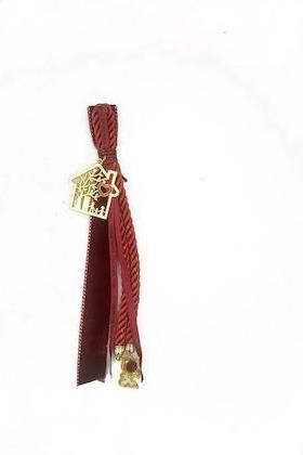 Γούρι για το Σπίτι 791145-2 Κρεμαστό Σπίτι Υφασμάτινο Κόκκινο