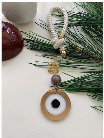 Γούρι Μάτι με Μελανζέ Χάντρα