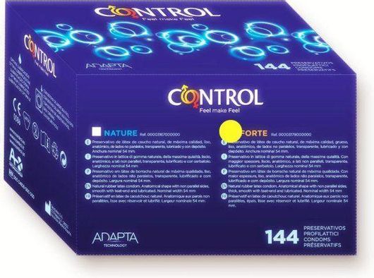 Προφυλακτικά Control Adapta Forte Box 144τμχ