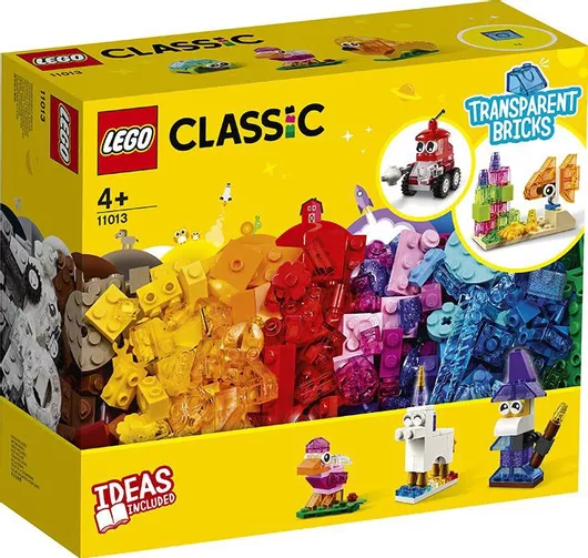Lego Classic: Creative Transparent Bricks για 4+ Ετών #11013