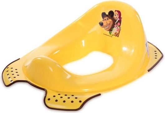 Παιδικό Κάθισμα Τουαλέτας Lorelli Mashenka & Mishka με Σκληρή Επιφάνεια Κίτρινο