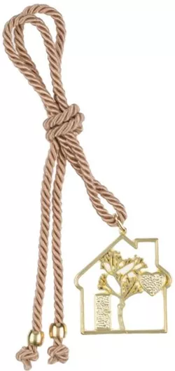 Γούρι Σπίτι Κρεμαστό με Κορδόνι 18cm