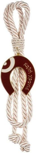 Γούρι Πέταλο Κρεμαστό με Κορδόνι 22cm Εκρού