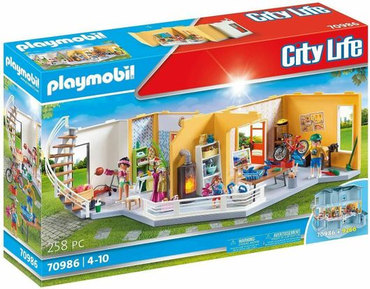 Playmobil City Life Επιπλωμένη Επέκταση Ορόφου για το Μοντέρνο Σπίτι για 4+ Ετών #70986