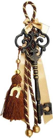 Γούρι Royal Art Collection 191058G Κλειδί με Κορδέλα & Φούντα