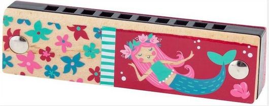 Μουσικό Παιχνίδι Stephen Joseph Ξύλινο Πνευστό Φυσαρμόνικα Γοργόνα για 3+ Ετών