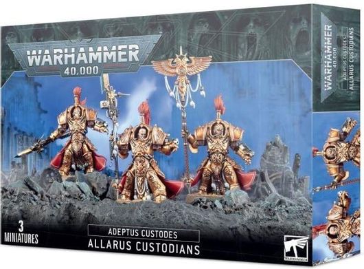 Unpainted Figure Games Workshop Warhammer Adeptus Custodes: Allarus Custodians