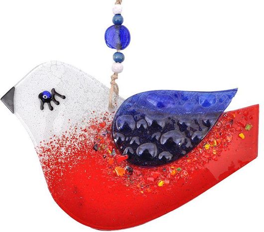 Γούρι Fylliana Περιστέρι 16cm Πολύχρωμο