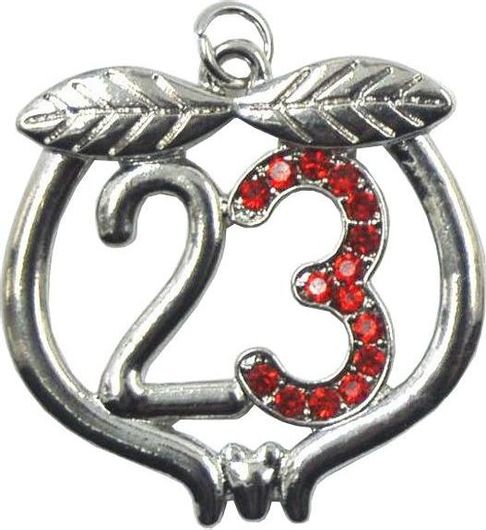 Γούρι Royal Art Collection 1202SL Ρόδι Ασημί/Κόκκινο