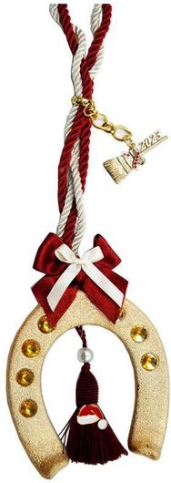 Γούρι Royal Art Collection 19030GL Πέταλο με Φουντίτσα Πολύχρωμο