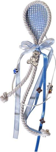 Γούρι Royal Art Collection 4527B Αρκουδάκι Κρεμαστό Μπλε