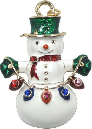 Γούρι Royal Art Collection Χιονάνθρωπος 1212 Κρεμαστό Πολύχρωμο