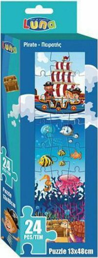 Παζλ Luna Toys Πύργος Πειρατής 24 Κομμάτια για 3+ Ετών 