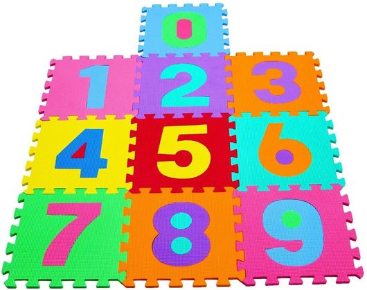 Παιδικό Δάπεδο Παζλ Group Operation Εκπαιδευτικό με Αριθμούς Σετ 10τμχ