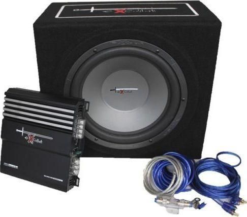 Subwoofer Αυτοκινήτου Excalibur BassPack X3 12" 300W RMS με Κούτα