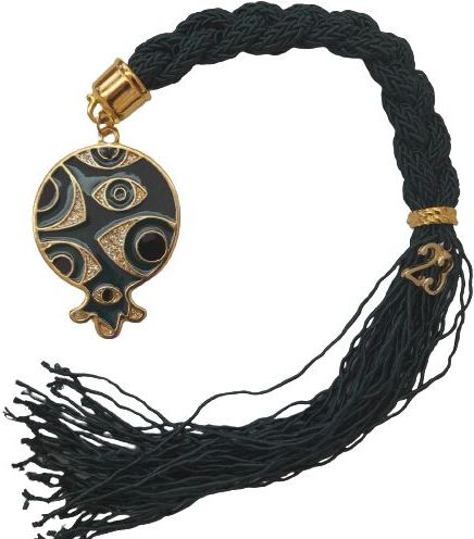 Γούρι για το Σπίτι Edel 22-330196055 Ρόδι με Μάτια 4.5x36cm Μαύρο