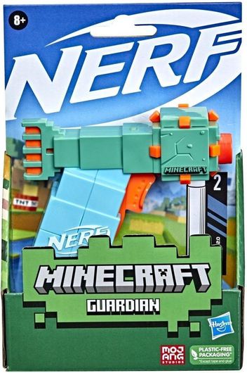 Nerf Εκτοξευτής Hasbro Guardian Minecraft για 8+ Ετών