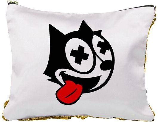 Νεσεσέρ Τσαντάκι Helix The Cat με Πούλιες Sequin Χρυσό