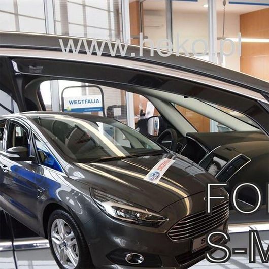 Ανεμοθραύστες Αυτοκινήτου Heko για Ford S-max 2 5D 2016+ 2τμχ