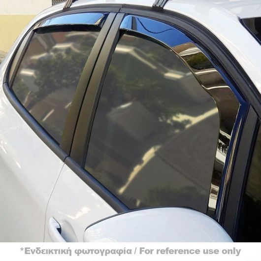 Ανεμοθραύστες Αυτοκινήτου Heko για Nissan Almera N16 4D 2000-2006 Μπροστινοί & Πίσω 4τμχ