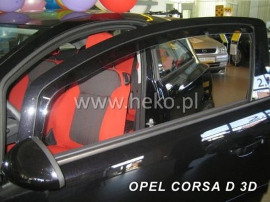Ανεμοθραύστες Αυτοκινήτου Heko για Opel Corsa D/E 3D 09/2006-2019 2τμχ