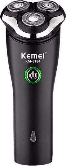 Kemei KM-6184 Ξυριστική Μηχανή Προσώπου Επαναφορτιζόμενη