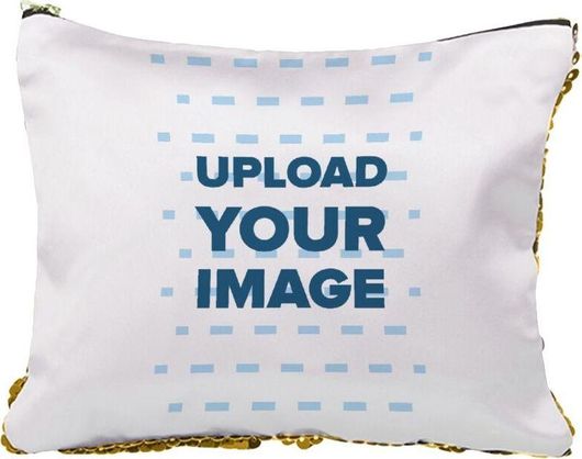 Νεσεσέρ Τσαντάκι Το Δικό Σου Σχέδιο με Πούλιες Sequin Χρυσό