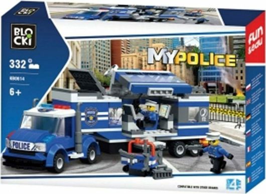 Τουβλάκια Blocki My Police Κινητή Μονάδα Επιχειρήσεων KB0614 332τμχ για 6+ Ετών