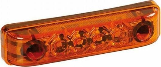 Φώς Όγκου Φορτηγού Lampa 4 LED 24V 6.5cm Πορτοκαλί