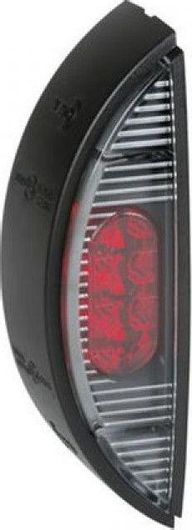 Φώς Όγκου Φορτηγού Lampa Luxia 6 LED 24V 10.9cm Λευκό / Κόκκινο