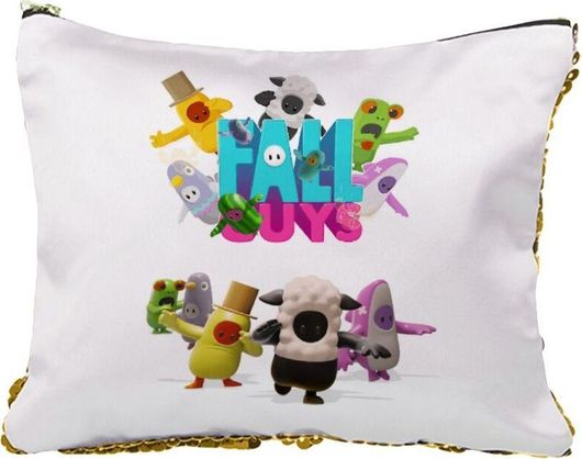 Νεσεσέρ Fall Guys με Πούλιες Χρυσό