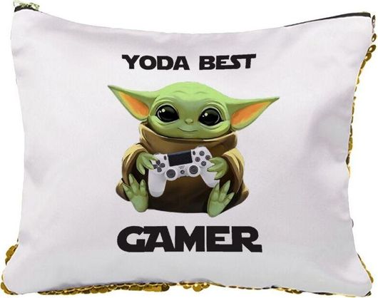 Νεσεσέρ Yoda Best Gamer με Πούλιες Χρυσό