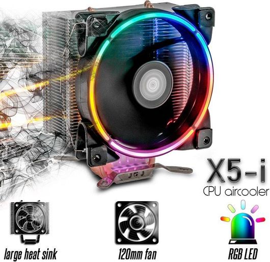Ψύκτρα X5-I 120mm 12V RGB για Επεξεργαστές Intel 126x85x148 cm