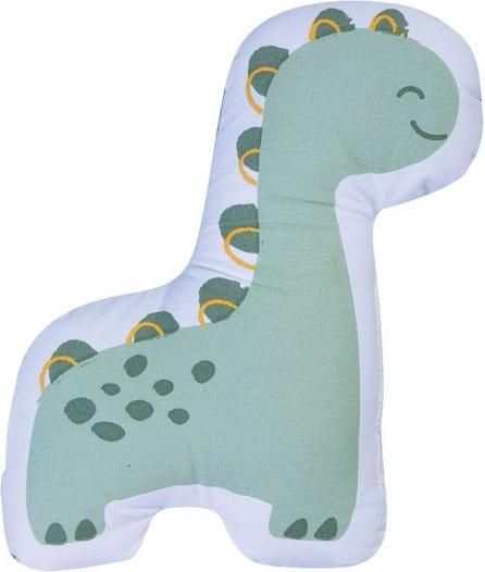 Διακοσμητικό Μαξιλάρι Κούνιας Nef-Nef Dino 28x33cm Πράσινo