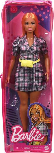 Κούκλα Barbie Fashionistas #161 Curvy Doll 3+ Ετών