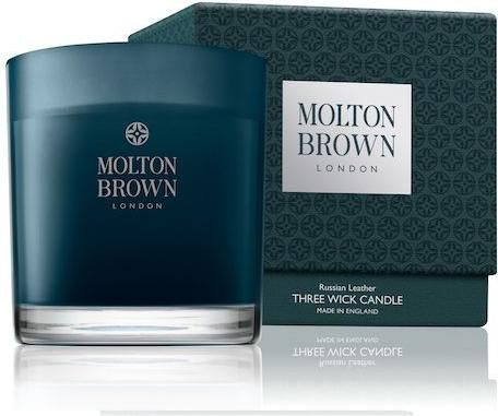 Αρωματικό Κερί Molton Brown σε Βάζο Russian Leather με 3 Φυτίλια 480gr