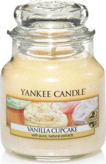 Αρωματικό Κερί Yankee Candle Vanilla Cupcake σε Βάζο 10.7x12.8cm 411gr