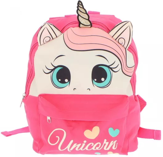 Παιδική Τσάντα Πλάτης United Essentials Unicorn Backpack 30x24x11cm Ροζ